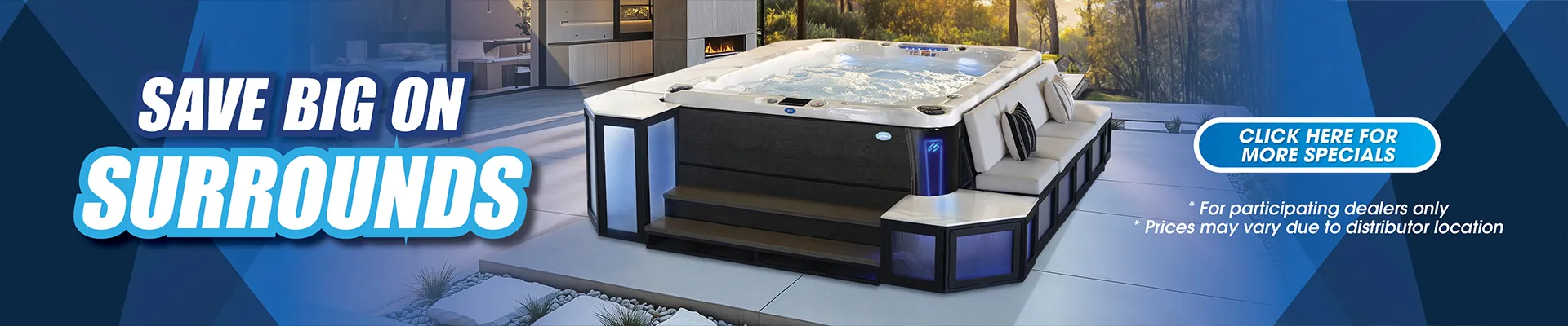 Calspas hot tub being used in a family setting - Madera